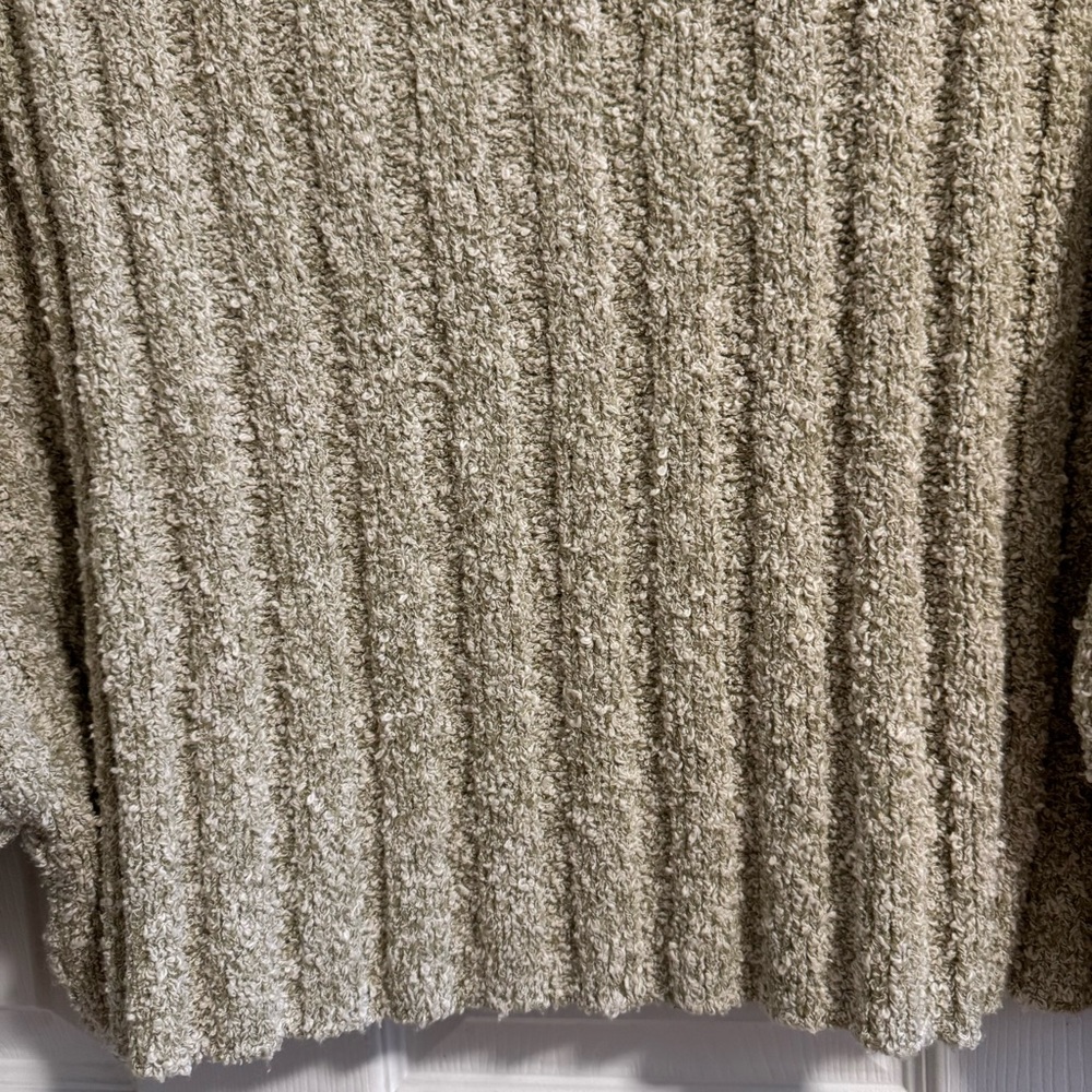 FREE PEOPLE Good Day Pullover Sweater Short Sleeve Beige XS - Picture 10 of 11